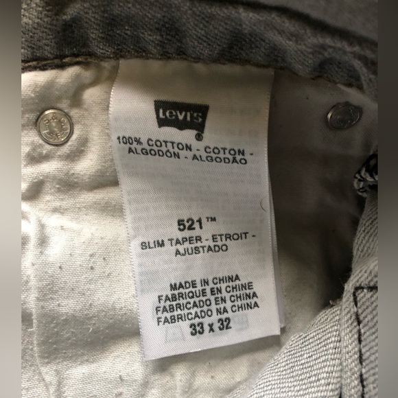 Levi’s 521 jeans 33x32 - Picture 5 of 5